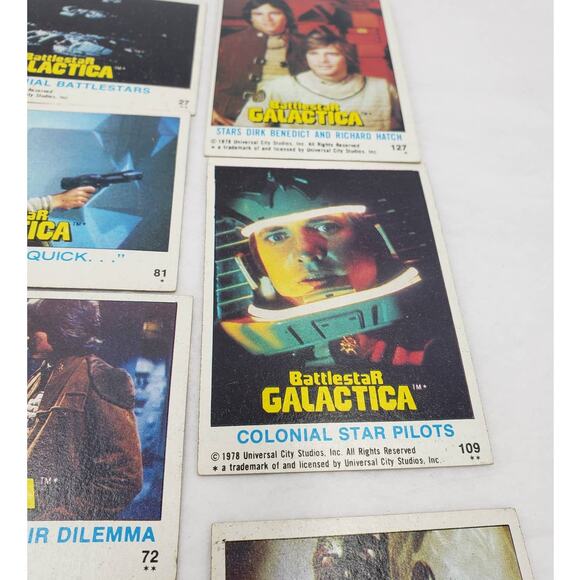 1978 Topps Battlestar Galactica Trading Cards Lot of 14 Vintage - Picture 7 of 12